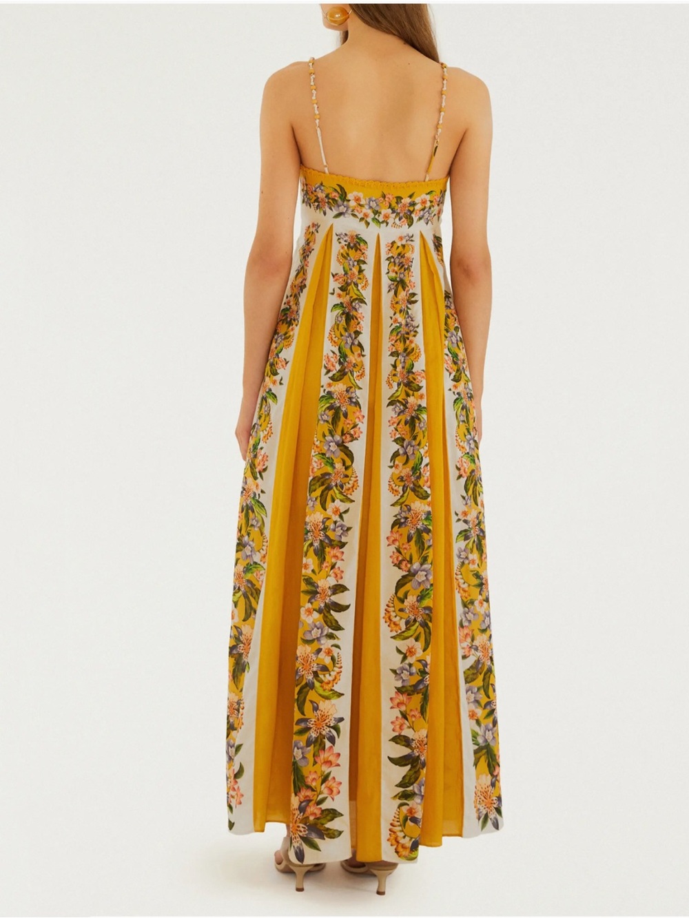 Farm Rio Sand Hilo Stripes Maxi Sundress - Picture 3 of 10